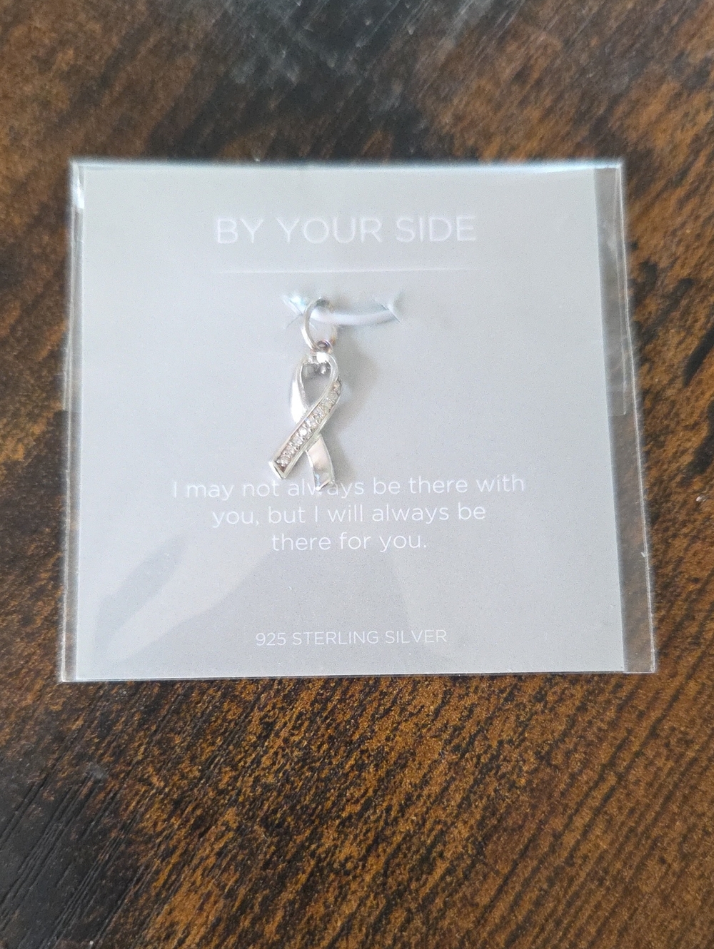 Origami Owl Silver Ribbon CORE Memento Charm Pendant - CR1137